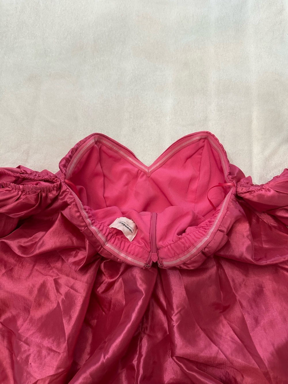 Anthropologie if by sea pink Off The Shoulder barbiecore Dress 38218 - Picture 9 of 12
